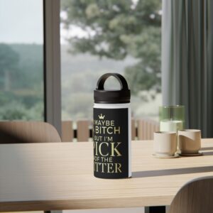 Stainless Steel Water Bottle, Handle Lid